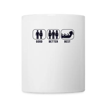Bon Meilleur Meilleur Bateau Dragon Paddler Tambour - Mug blanc - blanc - Devant