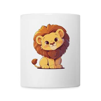 Lion Löwen Löwe - Tasse - Weiß - Vorne