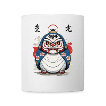 Esthétique japonaise Daruma Yokai Design - Mug blanc - blanc - Devant