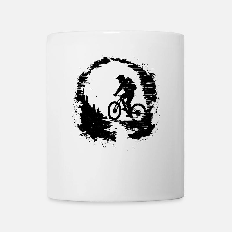 Mountainbiken - Tasse - Weiß