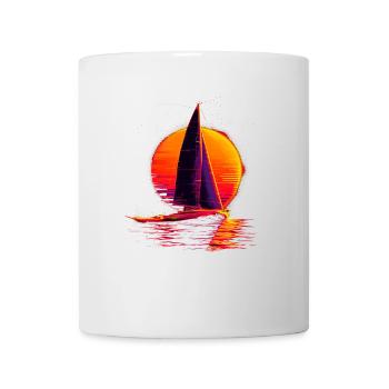 Oldschool Sailing - Mug - white - Front