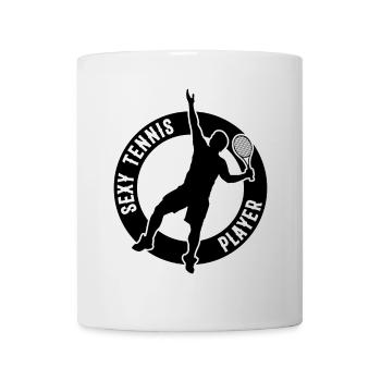 Joueur de tennis - Joueur de tennis sexy - Mug blanc - blanc - Devant