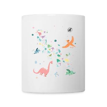 FINN - Schöner Jungen Name mit Dinosaurier - Tasse - Weiß - Vorne