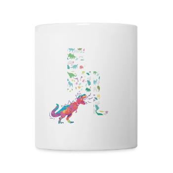 EMIL - Beautiful boy name with dinosaur - Mug - white - Front