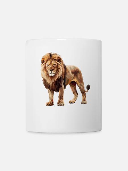 Lion Löwen Löwe - Tasse - Weiß