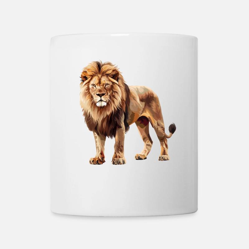 Lion Löwen Löwe - Tasse - Weiß