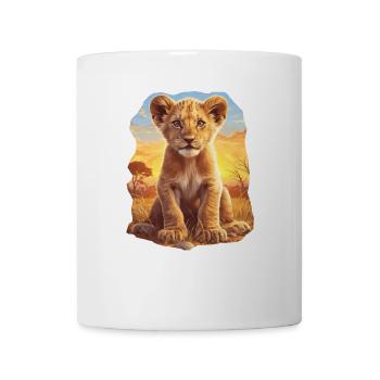 Lion Löwen Löwe - Tasse - Weiß - Vorne