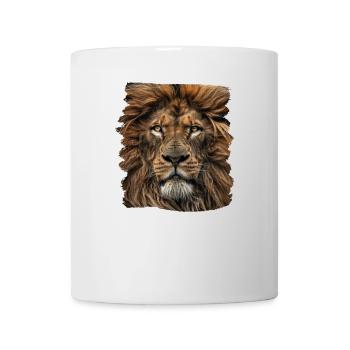 Lion Löwen Löwe - Tasse - Weiß - Vorne