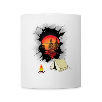 Nature Holiday Holiday Tent Camping Nature Lovers - Mug - white - Front