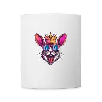 Hase Comic Lustig Party - Tasse - Weiß - Vorne