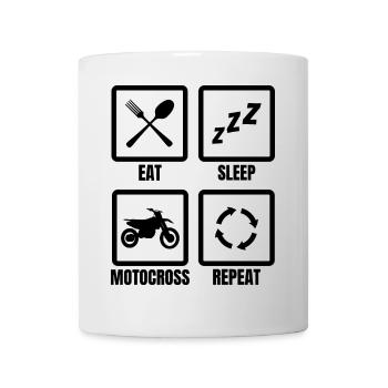 Motocross Saying - Mug - white - Front