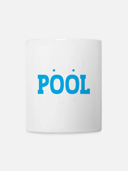 Pool Cleaner Keep Calm The Pool Guy Is Here - Tasse - Weiß