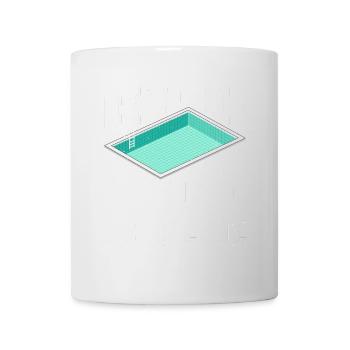 Nettoyeur de piscine Restez calme Le gars de la piscine est là - Mug blanc - blanc - Devant