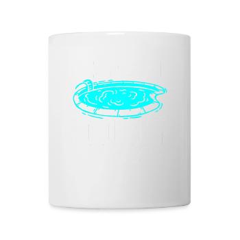 Nettoyeur de piscine Restez calme Le gars de la piscine est là - Mug blanc - blanc - Devant