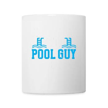 Pool Cleaner Keep Calm The Pool Guy Is Here - Tasse - Weiß - Vorne
