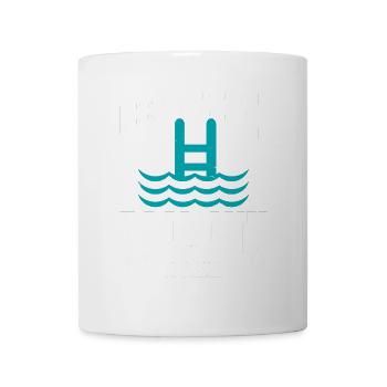Nettoyeur de piscine Restez calme Le gars de la piscine est là - Mug blanc - blanc - Devant