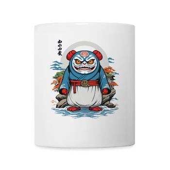 Daruma Japonais Esthétique Yokai Vintage - Mug blanc - blanc - Devant