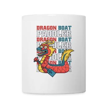 Dragon Boat Pagayeur Tambour Équipe Paddler Lover - Mug blanc - blanc - Devant