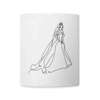 Prinzessin - Tasse - Weiß - Vorne