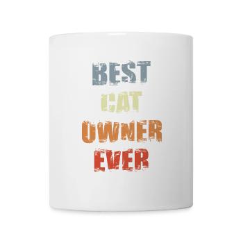 Bester Katzenbesitzer aller Zeiten - Tasse - Weiß - Vorne