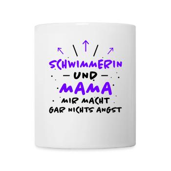 Schwimmerin Spruch Schwimmen Schwimmerin Geschenk - Tasse - Weiß - Vorne