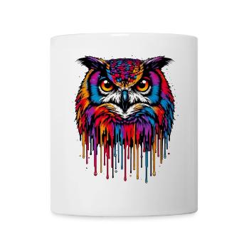 Hibou - Mug blanc - blanc - Devant