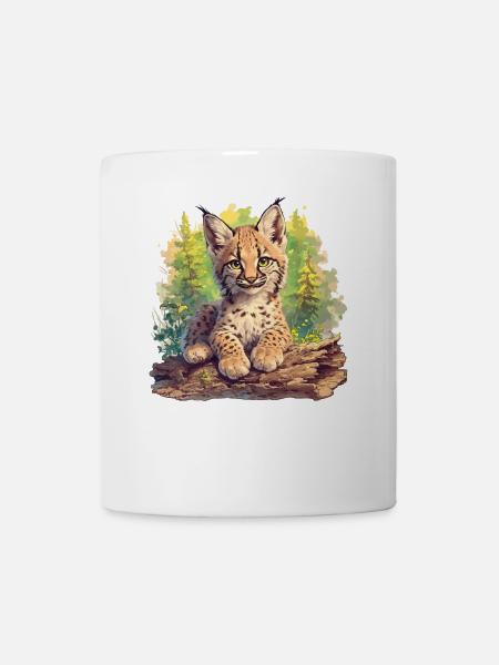 Lynx Luchse Luchs - Tasse - Weiß