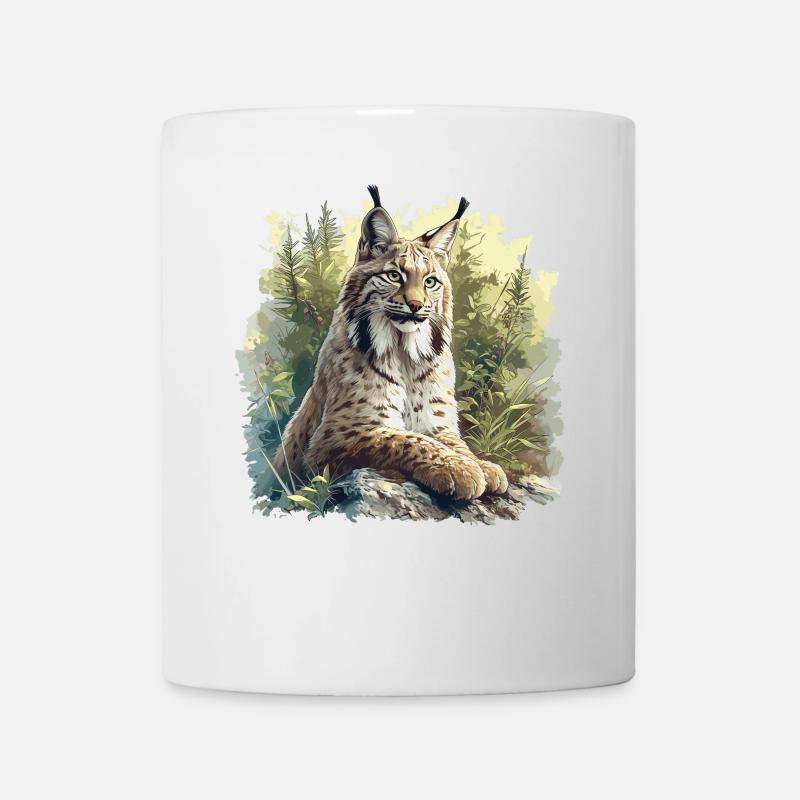 Lynx Luchse Luchs - Tasse - Weiß