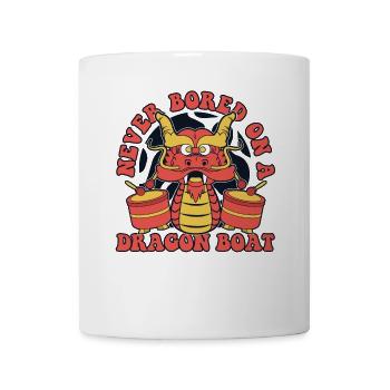 Jamais ennuyé sur un amoureux de l’équipe de batteurs de dragon - Mug blanc - blanc - Devant
