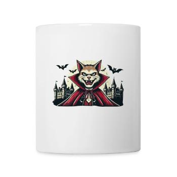 Vampire Cat Cute Halloween Cat Funny - Mug - white - Front