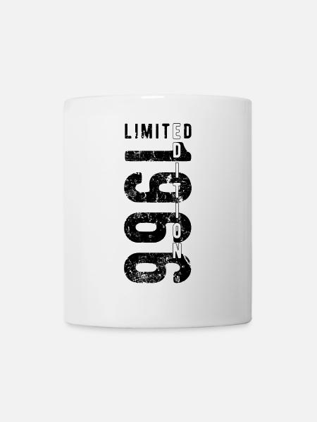 Grunge Jahrgang Limited Edition 1966 Geburtstag - Tasse - Weiß