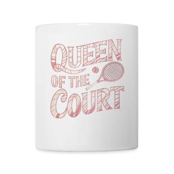 Queen of the Court Tennis - Tasse - Weiß - Vorne