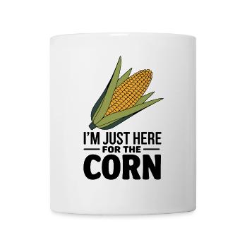 Corn on the cob saying corn funny corn on the cob gift - Mug - white - Front