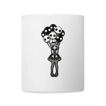 Emo Goth Girl Düsteres Gothic Design - Tasse - Weiß - Vorne