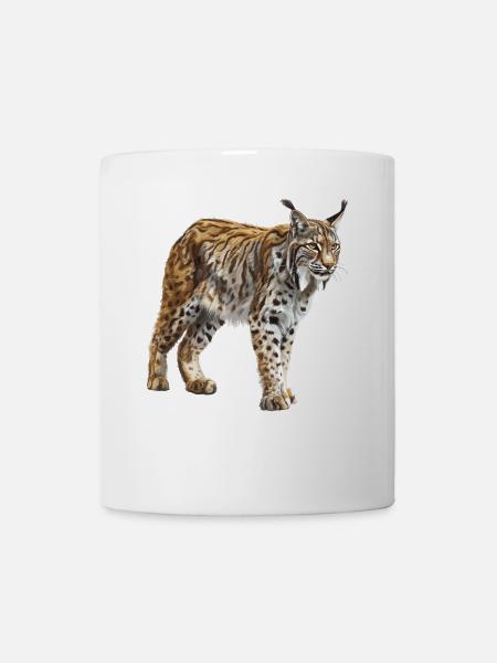 Lynx Luchse Luchs - Tasse - Weiß