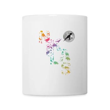 NIKLAS - Beautiful boy name with dinosaur - Mug - white - Front