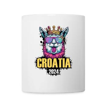 Croatia 2024 Alpaca Party Holiday - Mug - white - Front
