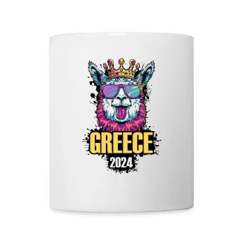 Greece 2024 Alpaca Party Holiday - Mug - white - Front