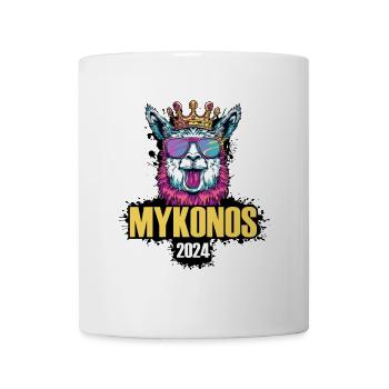Mykonos 2024 Alpaca Party Holiday - Mug - white - Front