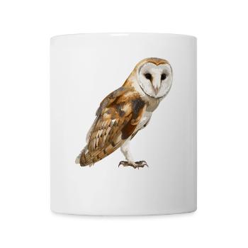Barn Owl Schleiereulen Schleiereule - Tasse - Weiß - Vorne