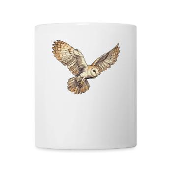 Barn Owl Schleiereulen Schleiereule - Tasse - Weiß - Vorne