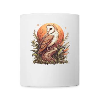 Barn Owl Schleiereulen Schleiereule - Tasse - Weiß - Vorne