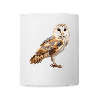 Barn Owl Schleiereulen Schleiereule - Tasse - Weiß - Vorne