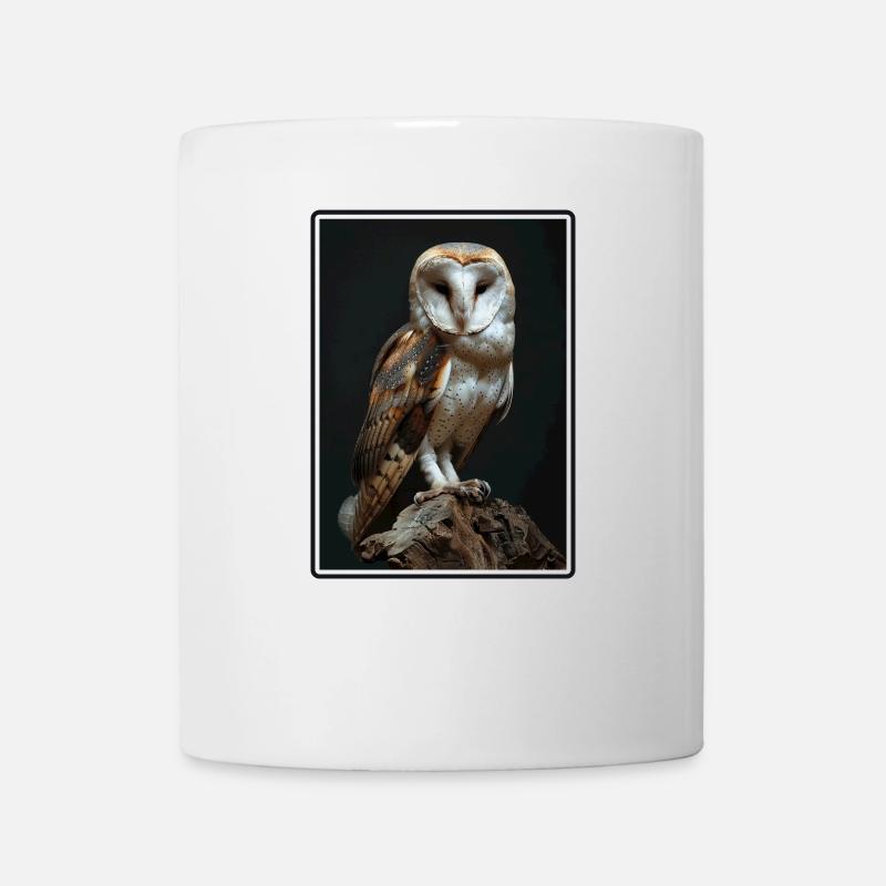 Barn Owl Schleiereulen Schleiereule - Tasse - Weiß
