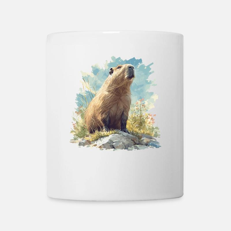 Capybaras Capybara - Mug blanc - blanc