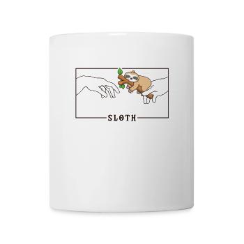 Michelangelo Creation of Adam Sloth Folivora - Mug - white - Front