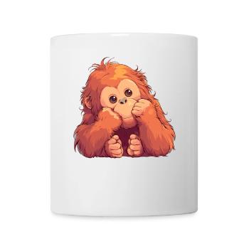 Orang-outan Orangs-outans Orang-outan - Mug blanc - blanc - Devant