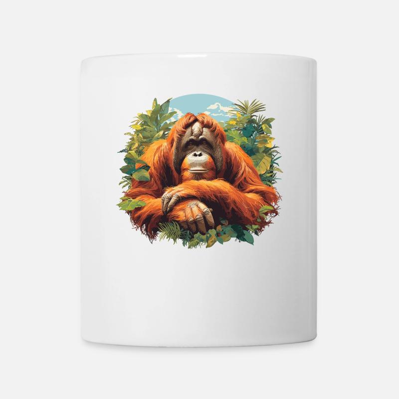 Orang-outan Orangs-outans Orang-outan - Mug blanc - blanc