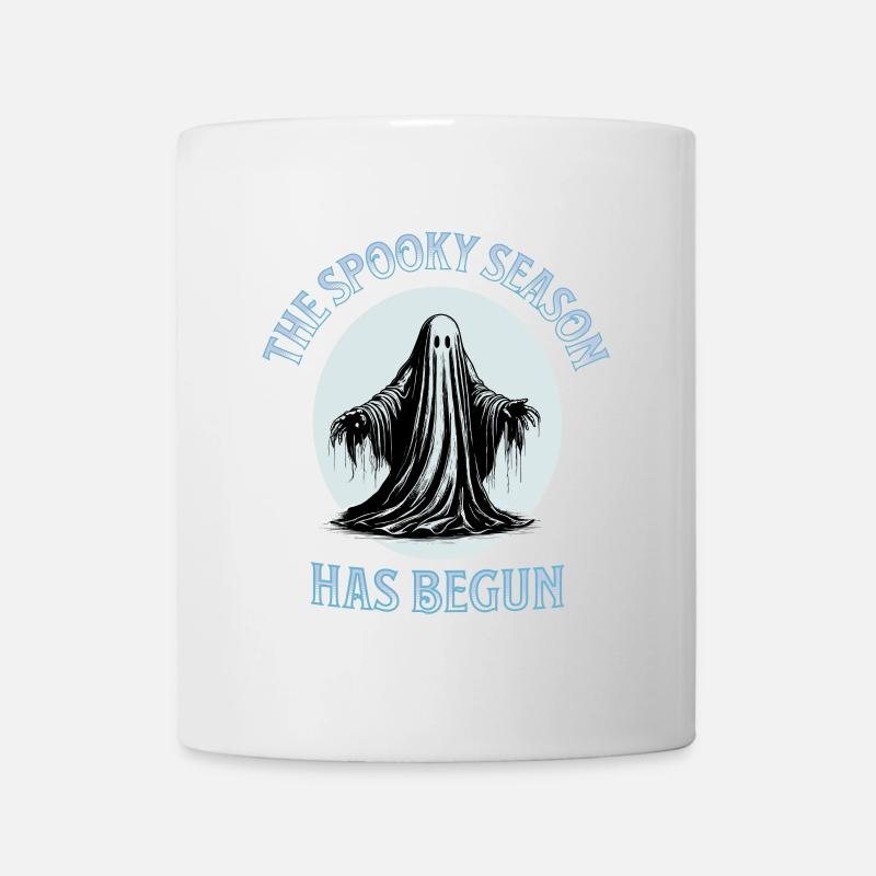 La saison effrayante a commencé - Mug blanc - blanc