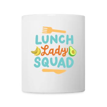 Mittagessen Schule Cafeteria Crew - Tasse - Weiß - Vorne
